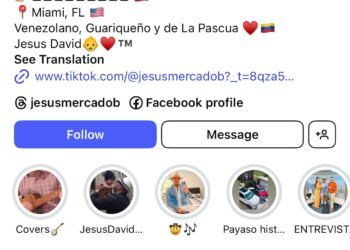 El Movimiento Resistencia Venezolana denuncia públicamente la presencia en Estados Unidos de Jesús Mercado