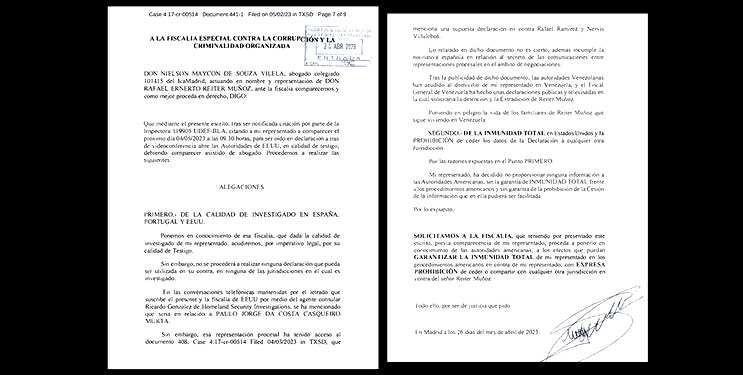 Documento de Jefe de seguridad de PDVSA que hunde a Álex Saab